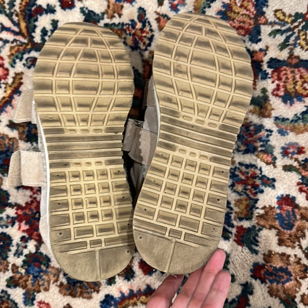 FREE PROPLE CHAPMIN VELCRODOUBLE TAKE SUEDE SNEAKERS - Picture 4 of 5